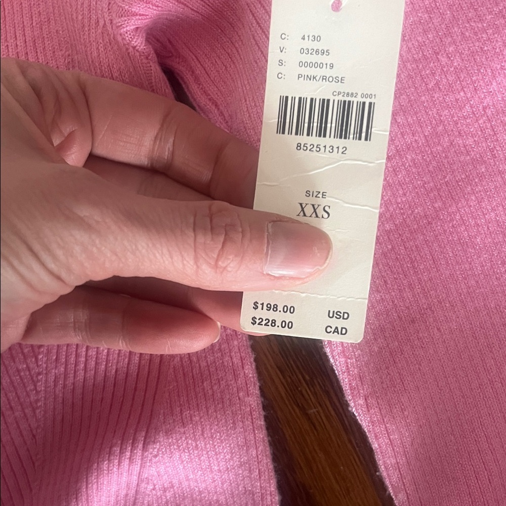 Anthropologie Pink Knit Maxi Dress - Picture 4 of 4